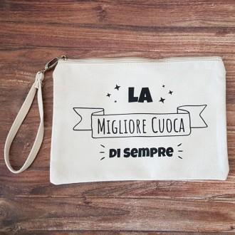 pochette personalizzata per la cuoca