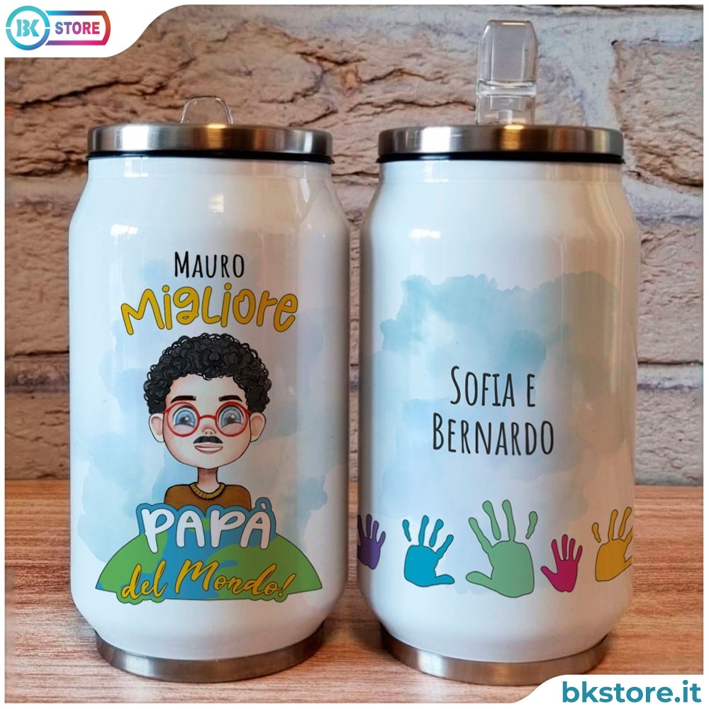 Borraccia Sportiva In Alluminio Tottenham Hotspur 600 Ml – Personalizzata Con Nome E Numero