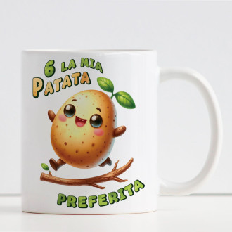 Tazza ironica regalo San Valentino, con patata per fidanzata moglie