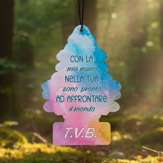 Albero Auto Personalizzato Festa del Papà – Con dedica e Foto