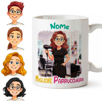 Tazza Divorzio Per Donne - Regalo Separazione Con Scritta In Tedesco - Bianco/Rosa, 330ml, Pagma