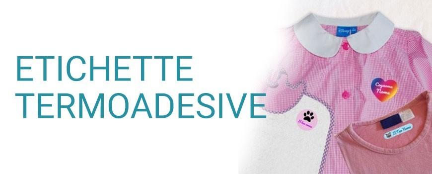 Etichette termoadesive di qualità per asilo scuola nido centro estivo